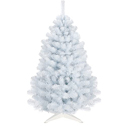 SPRINGOS künstlicher Weihnachtsbaum Kunsttanne 180 cm Weißtanne Premium Qualität Detailgetreu hochwertig hergestellt in der EU (Weiß, Höhe: 180 cm) von SPRINGOS