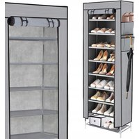 Schuhschrank Aus Stoff Textil Schuhe Regal Schrank Regal 9 Regale Xl von SPRINGOS