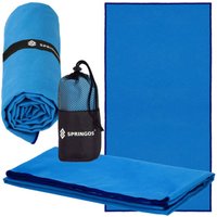 Mikrofaser Strandtuch 75 x 150 cm Ultraleichtes Schnelltrocknendes Handtuch für den Strand Leichte Stranddecke Sitzunterlage ideal für Urlaub von SPRINGOS