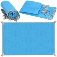 Springos - Strandmatte große Stranddecke Sandfrei 150 x 200 cm von SPRINGOS