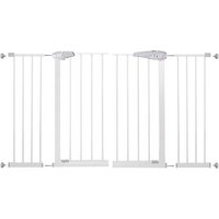 Treppengeländer 76-141 cm, ausziehbares Schutzgitter, weiß Treppengeländer 76-141 cm, ausziehbares Schutzgitter, weiß von SPRINGOS