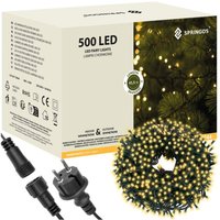 Weihnachtsbeleuchtung Lichterkette mit 500 LEDs Warmweiß 31,5 m Weihnachtsbeleuchtung Lichterkette mit 500 LEDs Warmweiß 31,5 m von SPRINGOS