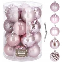 Weihnachtskugeln Rosa Set 20 Stück Für Weihnachten Weihnachtskugeln Rosa Set 20 Stück Für Weihnachten von SPRINGOS