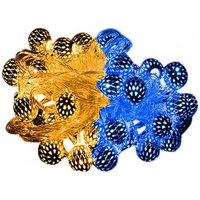 Weihnachtslichter 30 LED, Lichterkette mit Kugeln, weiß-blaue Weihnachtsdekoration Weihnachtslichter 30 LED, Lichterkette mit Kugeln, weiß-blaue Weihnachtsdekoration von SPRINGOS