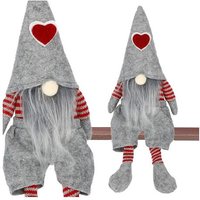 Weihnachtszwerg Dekofigur 13 x 37 cm Herz lange Beine Weihnachtszwerg Dekofigur 13 x 37 cm Herz lange Beine von SPRINGOS