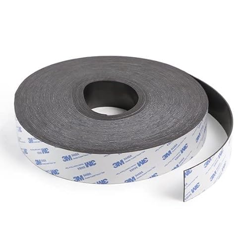 SPRINTIS Magnetklebeband, selbstklebendes Magnetband, 1mm starker Magnetstreifen auf 5m Rolle (40 x 1,0 mm) von SPRINTIS