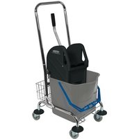 Certeo - Sprintus Reinigungswagen Eimer 1 x 27 l, Presse, Ablagekorb - 301035 von CERTEO