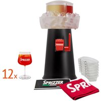 SPRIZZER Komplettset Sprizzer Black mit 12 Bechern strapazierfähiger roter Tasche 6 strapazierfähigen Aperibox-Tabletts und rutschfester Matte Das SPRIZZER Komplettset Sprizzer Black mit 12 Bechern strapazierfähiger roter Tasche 6 strapazierfähigen Aperibox-Tabletts und rutschfester Matte Das von SPRIZZER