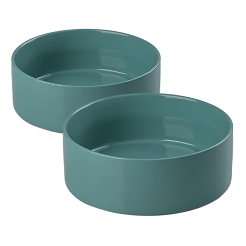 SPUNKYJUNKY Keramiknapf für Hunde und Katzen, 1,7 l, modern, niedlich, gewichteter Futternapf, Wassernapf als Ersatz, Hellgrün, 2 Stück SPUNKYJUNKY Keramiknapf für Hunde und Katzen, 1,7 l, modern, niedlich, gewichteter Futternapf, Wassernapf als Ersatz, Hellgrün, 2 Stück von SPUNKYJUNKY