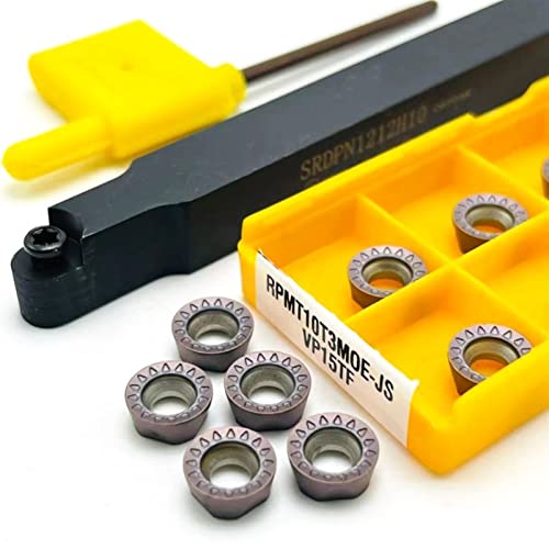 1 Stück SRDPN1010H10 SRDPN1212H10. Wendewerkzeughalter Bohrleiste Srdcn cnc. Externer Werkzeughalter + 1 0 STÜCKE RPMT10T3MO. Werkzeug drehen.(SRDPN1010H10) von SPWWW