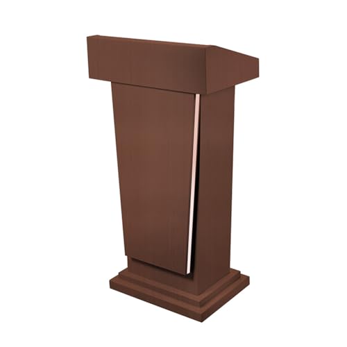 SPXMQSS Bodenstehendes Podium, Konferenz-Podiumsständer Aus Edelstahl Kirche Kanzel mit Breiten Leseplattform für Vortrag, Hochzeit, Klassenzimmer, 62x38x116.5cm Red Bronze SPXMQSS Bodenstehendes Podium, Konferenz-Podiumsständer Aus Edelstahl Kirche Kanzel mit Breiten Leseplattform für Vortrag, Hochzeit, Klassenzimmer, 62x38x116.5cm Red Bronze von SPXMQSS