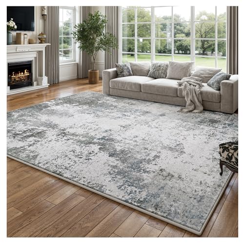 SPXMQSS Kurzflor Teppich Wohnzimmer, Maschinenwaschbar Weiche Teppich Schlafzimmer rutschfest Faltbar Wohnzimmerteppich für Schlafzimmer, Esszimmer, Bettseite H 140x200cm von SPXMQSS