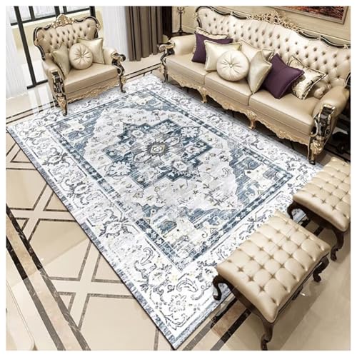 SPXMQSS Kurzflor Teppiche Wohnzimmer, Waschbar rutschfest Wohnzimmerteppich Fleckenbeständig und Leicht zu Reinigen Teppich für Wohnzimmer, Schlafzimmer, Esszimmer A 120x160cm SPXMQSS Kurzflor Teppiche Wohnzimmer, Waschbar rutschfest Wohnzimmerteppich Fleckenbeständig und Leicht zu Reinigen Teppich für Wohnzimmer, Schlafzimmer, Esszimmer A 120x160cm von SPXMQSS