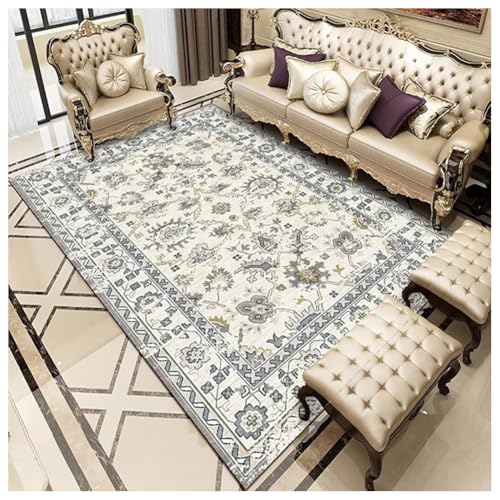 SPXMQSS Kurzflor Teppiche Wohnzimmer, Waschbar rutschfest Wohnzimmerteppich Fleckenbeständig und Leicht zu Reinigen Teppich für Wohnzimmer, Schlafzimmer, Esszimmer E 180x200cm SPXMQSS Kurzflor Teppiche Wohnzimmer, Waschbar rutschfest Wohnzimmerteppich Fleckenbeständig und Leicht zu Reinigen Teppich für Wohnzimmer, Schlafzimmer, Esszimmer E 180x200cm von SPXMQSS