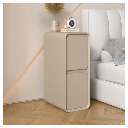 SPXMQSS Nachttisch mit 2 Schubladen, Nachtschrank Sofatisch Platzsparend Nachtschränkchen für Schlafzimmer, Wohnzimmer, 20x40x50cm Brown SPXMQSS Nachttisch mit 2 Schubladen, Nachtschrank Sofatisch Platzsparend Nachtschränkchen für Schlafzimmer, Wohnzimmer, 20x40x50cm Brown von SPXMQSS