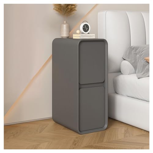 SPXMQSS Nachttisch mit 2 Schubladen, Nachtschrank Sofatisch Platzsparend Nachtschränkchen für Schlafzimmer, Wohnzimmer, 20x40x50cm Dark Grey SPXMQSS Nachttisch mit 2 Schubladen, Nachtschrank Sofatisch Platzsparend Nachtschränkchen für Schlafzimmer, Wohnzimmer, 20x40x50cm Dark Grey von SPXMQSS