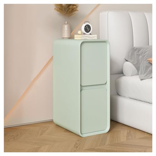 SPXMQSS Nachttisch mit 2 Schubladen, Nachtschrank Sofatisch Platzsparend Nachtschränkchen für Schlafzimmer, Wohnzimmer, 20x40x50cm Green SPXMQSS Nachttisch mit 2 Schubladen, Nachtschrank Sofatisch Platzsparend Nachtschränkchen für Schlafzimmer, Wohnzimmer, 20x40x50cm Green von SPXMQSS