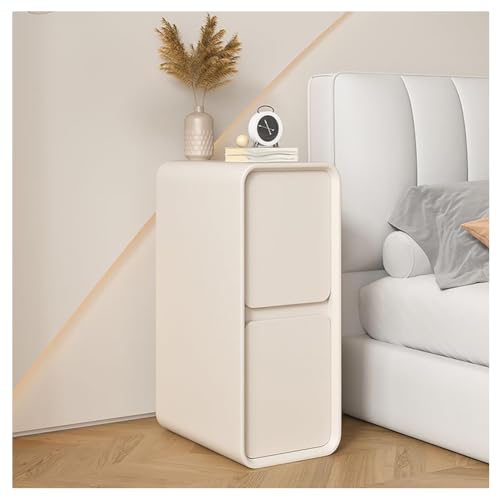 SPXMQSS Nachttisch mit 2 Schubladen, Nachtschrank Sofatisch Platzsparend Nachtschränkchen für Schlafzimmer, Wohnzimmer, 20x40x50cm White SPXMQSS Nachttisch mit 2 Schubladen, Nachtschrank Sofatisch Platzsparend Nachtschränkchen für Schlafzimmer, Wohnzimmer, 20x40x50cm White von SPXMQSS