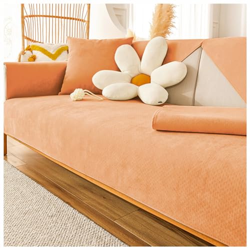 SPXMQSS Sofa Überzug Ecksofa, Chenille Schonbezug Sofa, Sofaschutz1 2 3 4-Seater L Shape Sofaschoner, Couch Überzug rutschfest Universelle E 70x210cm von SPXMQSS