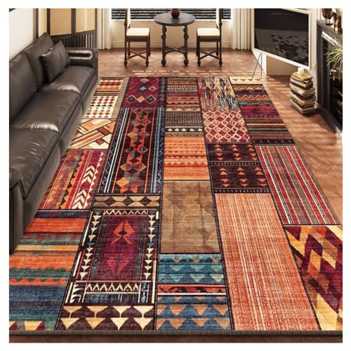 SPXMQSS Teppich Wohnzimmer Waschbar, Weiche rutschfest Teppich Esszimmer Fleckenbeständig Pflegeleicht Wohnzimmerteppich für Schlafzimmer, Esszimmer, Büro A 100x150cm SPXMQSS Teppich Wohnzimmer Waschbar, Weiche rutschfest Teppich Esszimmer Fleckenbeständig Pflegeleicht Wohnzimmerteppich für Schlafzimmer, Esszimmer, Büro A 100x150cm von SPXMQSS