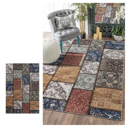 SPXMQSS Teppich Wohnzimmer Waschbar, Weiche rutschfest Teppich Esszimmer Fleckenbeständig Pflegeleicht Wohnzimmerteppich für Schlafzimmer, Esszimmer, Büro E 140x200cm SPXMQSS Teppich Wohnzimmer Waschbar, Weiche rutschfest Teppich Esszimmer Fleckenbeständig Pflegeleicht Wohnzimmerteppich für Schlafzimmer, Esszimmer, Büro E 140x200cm von SPXMQSS