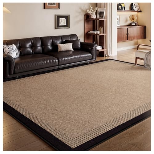 SPXMQSS Vintage Braun Waschbarer Teppich Wohnzimmer, Weich rutschfest Teppich Schlafzimmer Verschleißfest und Schmutzabweisend füR Wohnzimmer, Schlafzimmer, Esszimmer, Büro H 200x340cm SPXMQSS Vintage Braun Waschbarer Teppich Wohnzimmer, Weich rutschfest Teppich Schlafzimmer Verschleißfest und Schmutzabweisend füR Wohnzimmer, Schlafzimmer, Esszimmer, Büro H 200x340cm von SPXMQSS