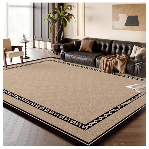 SPXMQSS Vintage Braun Waschbarer Teppich Wohnzimmer, Weich rutschfest Teppich Schlafzimmer Verschleißfest und Schmutzabweisend füR Wohnzimmer, Schlafzimmer, Esszimmer, Büro I 140x200cm SPXMQSS Vintage Braun Waschbarer Teppich Wohnzimmer, Weich rutschfest Teppich Schlafzimmer Verschleißfest und Schmutzabweisend füR Wohnzimmer, Schlafzimmer, Esszimmer, Büro I 140x200cm von SPXMQSS