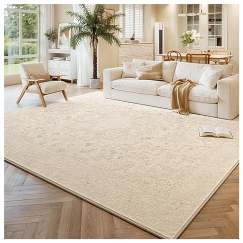 SPXMQSS Waschbarer Teppich, Rechteckig Weich rutschfest Groß Teppich Schlafzimmer Fleckenabweisend und Pflegeleicht für Wohnzimmer Schlafzimmer Esszimmer C 240x360cm von SPXMQSS