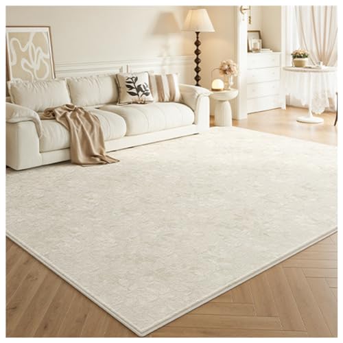 SPXMQSS Waschbarer Teppich, Rechteckig Weich rutschfest Groß Teppich Schlafzimmer Fleckenabweisend und Pflegeleicht für Wohnzimmer Schlafzimmer Esszimmer K 240x340cm von SPXMQSS