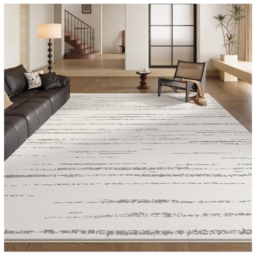 SPXMQSS Waschbarer Teppich Wohnzimmer, Weich rutschfest Schlafzimmer Teppich Verschleißfest und Leicht zu Reinigen für Wohnzimmer, Schlafzimmer, Esszimmer, Büro E 120x160cm von SPXMQSS