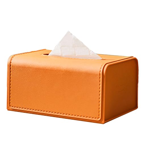 Quadratische Taschentuchbox-Abdeckung, glatt, langlebig, aus Kunststoff, wasserfester Kleenex-Box-Halter, for Badezimmer, Wohnzimmer-Tischplatte, Schlafzimmer-Kommoden, Nachttische von SPXTOM
