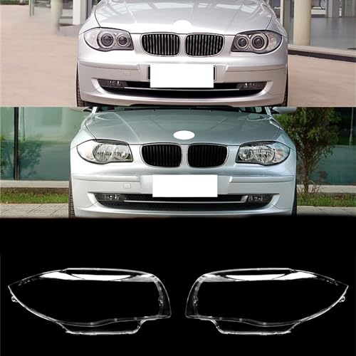 Auto Scheinwerferglas Abdeckung Für BMW 1 Series E87 2008-2011,Transparente Linsenabdeckung Für Linke Und Rechte Autoscheinwerfer,B high-Transparency Passenger Side von SPYKEY