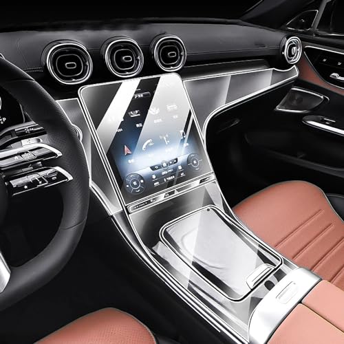 SPYKEY Autoinnenfolie Für Mercedes Benz Glc 260 2023,Mittelkonsole Kratzfest Reparatur TPU transparente Schützen Folie von SPYKEY