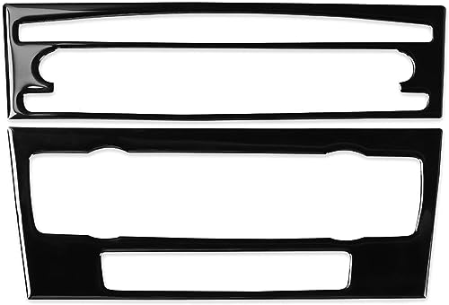 Mittelkonsole Schalttafelabdeckung Für BMW 3 Series E90 E92 2005-2012,Auto Mittelkonsole Schalttafel Getrieberahmen Aufkleber Kohlefaser Zubehör,C-Type von SPYKEY