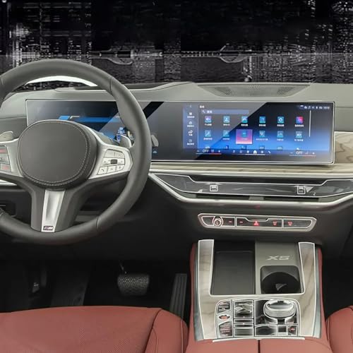 SPYKEY Autoinnenfolie Für BMW X5 G65 2024,Mittelkonsole Kratzfest Reparatur TPU transparente Schützen Folie von SPYKEY