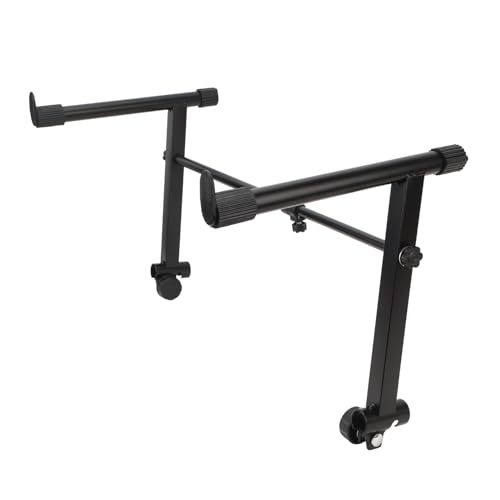 Keyboard-Ständer-Adapter, Zweiter Stand-Ständer, Elektronischer Klavier-Keyboard-Ständer, Rack-Halterung, 42–75 cm Breitenverstellung von SPYMINNPOO