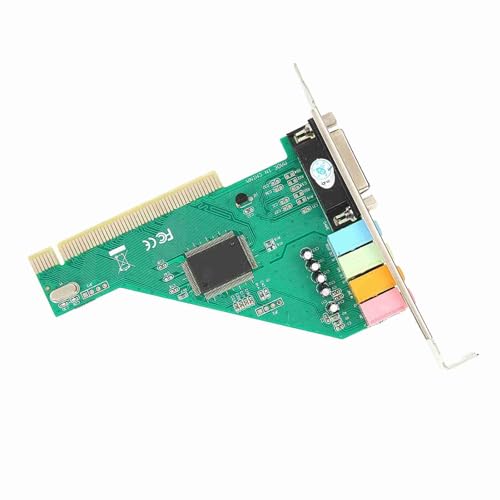 PCI Sound Card Channel Premium 4.1 für Computer Desktop Computer CMI/HT8738 -Chip für Crystal Clear Sound 4 Kanalumschläge Unterhaltung/Spielbegeisterte zu Hause zu Hause von SPYMINNPOO