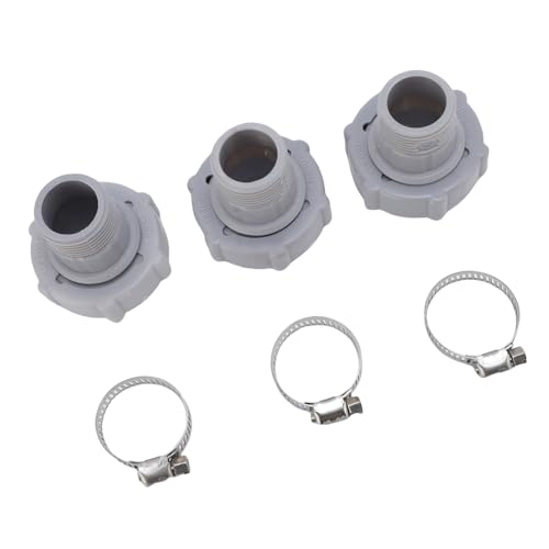 SPYMINNPOO 1,5 -Zoll -Pool Abflussanschluss Schwimmbad Abflussadapter Schnellanschlussanpassung für P6A1420 P6D1420 Sanitärsysteme mit Leichtem ABS Material von SPYMINNPOO
