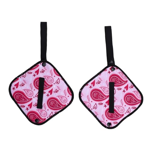 SPYMINNPOO 2 Stück Frauen Pinkelt, Weich Saugfähige Lappen Wasch Bar Wieder Verwendbare Toiletten Papier Tücher Weibliche Urinierung für Camping Wandern (PINK) von SPYMINNPOO