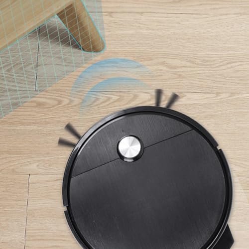 SPYMINNPOO 2800pa -Saugroboter -Staubsauger mit 3 in 1 Umfassende Staubsaugerwischung, Mechanische und Abgelegene Dualkonsum, Selbstladem Smart Roboter für Zuhause (Grey) von SPYMINNPOO