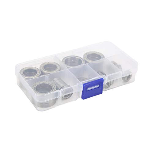 SPYMINNPOO 32pcs Edelstahl -RC -Kugellager Set Modellauto Lager für Xmaxx 6S 8S 1/5 LKW mit Plastiklagerbox SPYMINNPOO 32pcs Edelstahl -RC -Kugellager Set Modellauto Lager für Xmaxx 6S 8S 1/5 LKW mit Plastiklagerbox von SPYMINNPOO