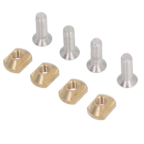 SPYMINNPOO 4 Sets Surfboard -Flossenschraubenplatte Kupfer -Surf Zubehör Longboard Flossen Box Schraubkit mit Meerwassererosionswiderstand Universalkompatibilität für Einfache Installation Quick SPYMINNPOO 4 Sets Surfboard -Flossenschraubenplatte Kupfer -Surf Zubehör Longboard Flossen Box Schraubkit mit Meerwassererosionswiderstand Universalkompatibilität für Einfache Installation Quick von SPYMINNPOO