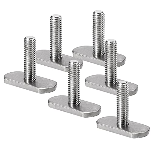 SPYMINNPOO 6pcs Kajakschrauben, M6 X 21 Mm, Hardware-T-Schrauben für Kajak-Anpassungs-Kanu-Boot mit Kompaktem Design, Einfach zu Bedienen SPYMINNPOO 6pcs Kajakschrauben, M6 X 21 Mm, Hardware-T-Schrauben für Kajak-Anpassungs-Kanu-Boot mit Kompaktem Design, Einfach zu Bedienen von SPYMINNPOO