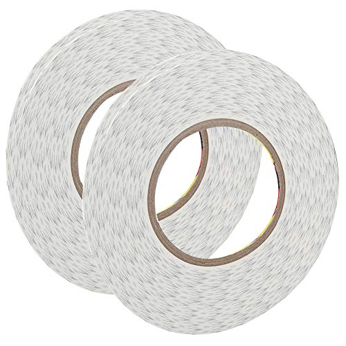 SPYMINNPOO Acrylbeschichtung Doppelseitiges Klebeband Gute Haltbarkeit Hochtemperatur 2 Mm/3mm/5mm Weiße 2pcsset für die Wartung des Telefonbildschirms (Weiße zweiseitige Klebstoff 2mm) von SPYMINNPOO