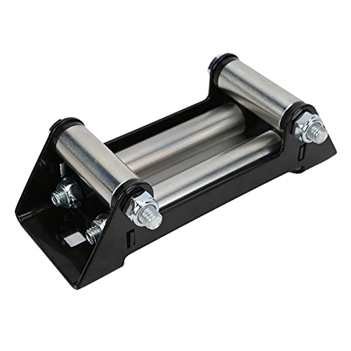 SPYMINNPOO Automatisch Nebeneinander Winch Roller FairLead, Langlebiger Eisenzink -Zink für die Universelle Installation, Reduziert die Kabelriktion, die WindenrollenfairLead Nebeneinander, Hält das von SPYMINNPOO