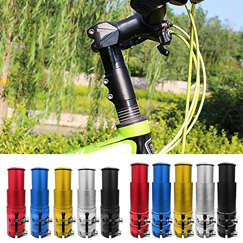 SPYMINNPOO Bike Stem Bike Fork Stem Extender -Lenker-Raise 28,6 Mm Aluminiumlegierung Kopfhöhe Extender mit Dichtungen für Mountainbike 3.3-3.9 Zoll Erweiterung (138MM) von SPYMINNPOO