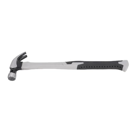 SPYMINNPOO Camping Hammer Tent Mallet Klauenhammer mit Magnetischer Spitze und Gummigriff für den Einsatz Im Freien Nagelentfernung Einhändige Verwendung (10 Unzen) von SPYMINNPOO