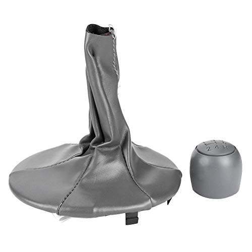 SPYMINNPOO Car Gear Shifter, Langlebiger und Zuverlässiger 5-Gang-, Premium-PU-Leder- und ABS-Material, Sauber und Ordentlich mit Staubabdeckung, Elegantem Design, Direkter Austausch, OE: 71775051, SPYMINNPOO Car Gear Shifter, Langlebiger und Zuverlässiger 5-Gang-, Premium-PU-Leder- und ABS-Material, Sauber und Ordentlich mit Staubabdeckung, Elegantem Design, Direkter Austausch, OE: 71775051, von SPYMINNPOO