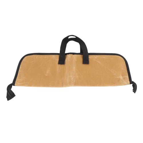 SPYMINNPOO Chef -Werkzeugspeicherbeutel, Design mit Großer Kapazität, Stilvoller Handwerkskunst, Tragbarer Gabelhalter Cook Wrap Bag mit Griff für Camping -Reiseküchenutensilien, Hergestellt aus von SPYMINNPOO