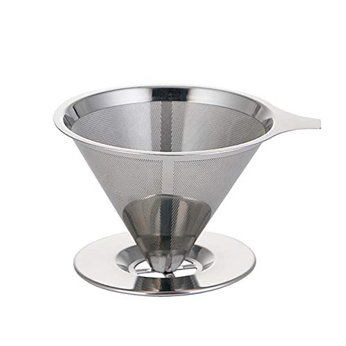 SPYMINNPOO Edelstahl -Kaffeefilter, über Kaffee Tropftrichter Brew Tropf Tee Metallnetzkorb, Wiederverwendbares Küchenkaffee, das für Leichtigkeit Ausgelegt Ist, Einfach zu Reinigen SPYMINNPOO Edelstahl -Kaffeefilter, über Kaffee Tropftrichter Brew Tropf Tee Metallnetzkorb, Wiederverwendbares Küchenkaffee, das für Leichtigkeit Ausgelegt Ist, Einfach zu Reinigen von SPYMINNPOO